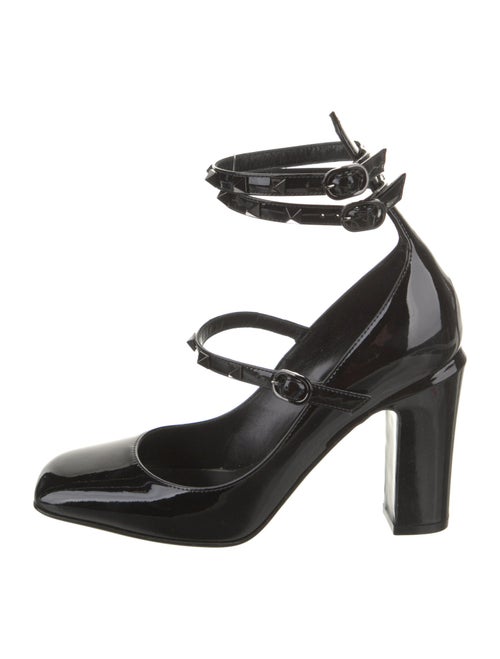 Valentino Rockstud Accents Patent Leather Pumps