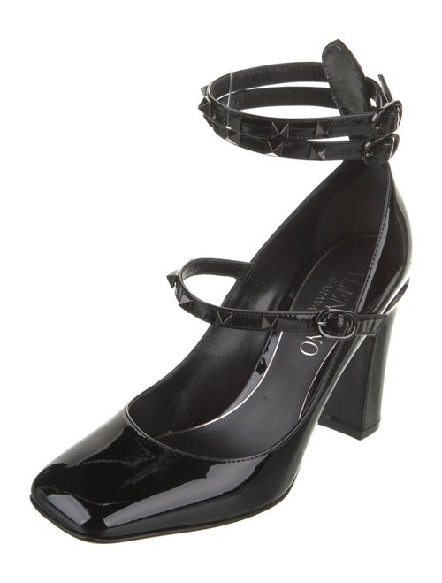 Valentino Rockstud Accents Patent Leather Pumps