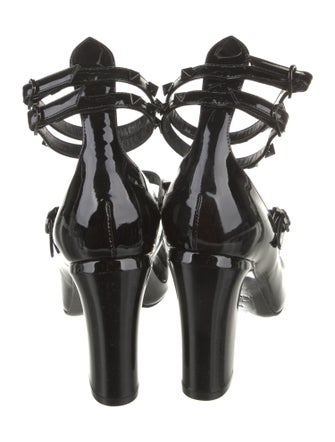 Valentino Rockstud Accents Patent Leather Pumps