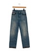 Valentino High-Rise Straight Leg Jeans