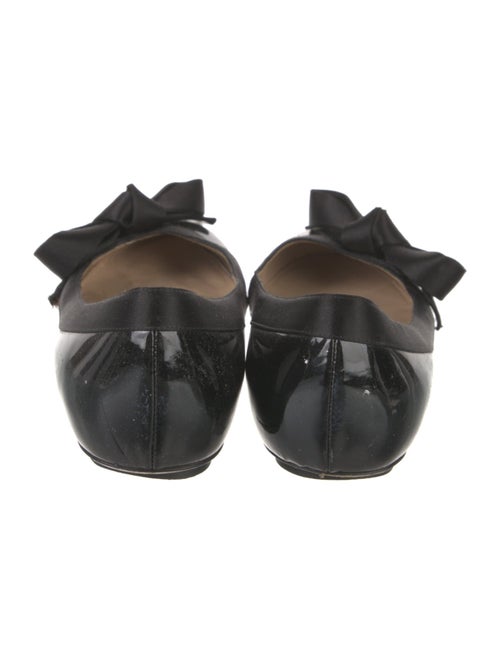 Valentino Rockstud Accents Patent Leather Flats