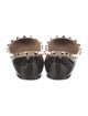 Valentino Rockstud Accents Patent Leather Ballet Flats