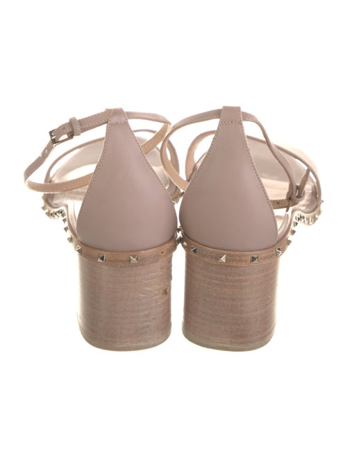Valentino Rockstud Accents Leather Sandals