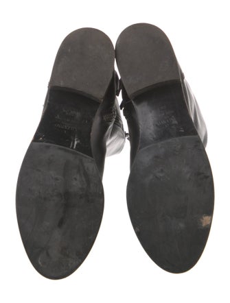 Valentino Leather Riding Boots