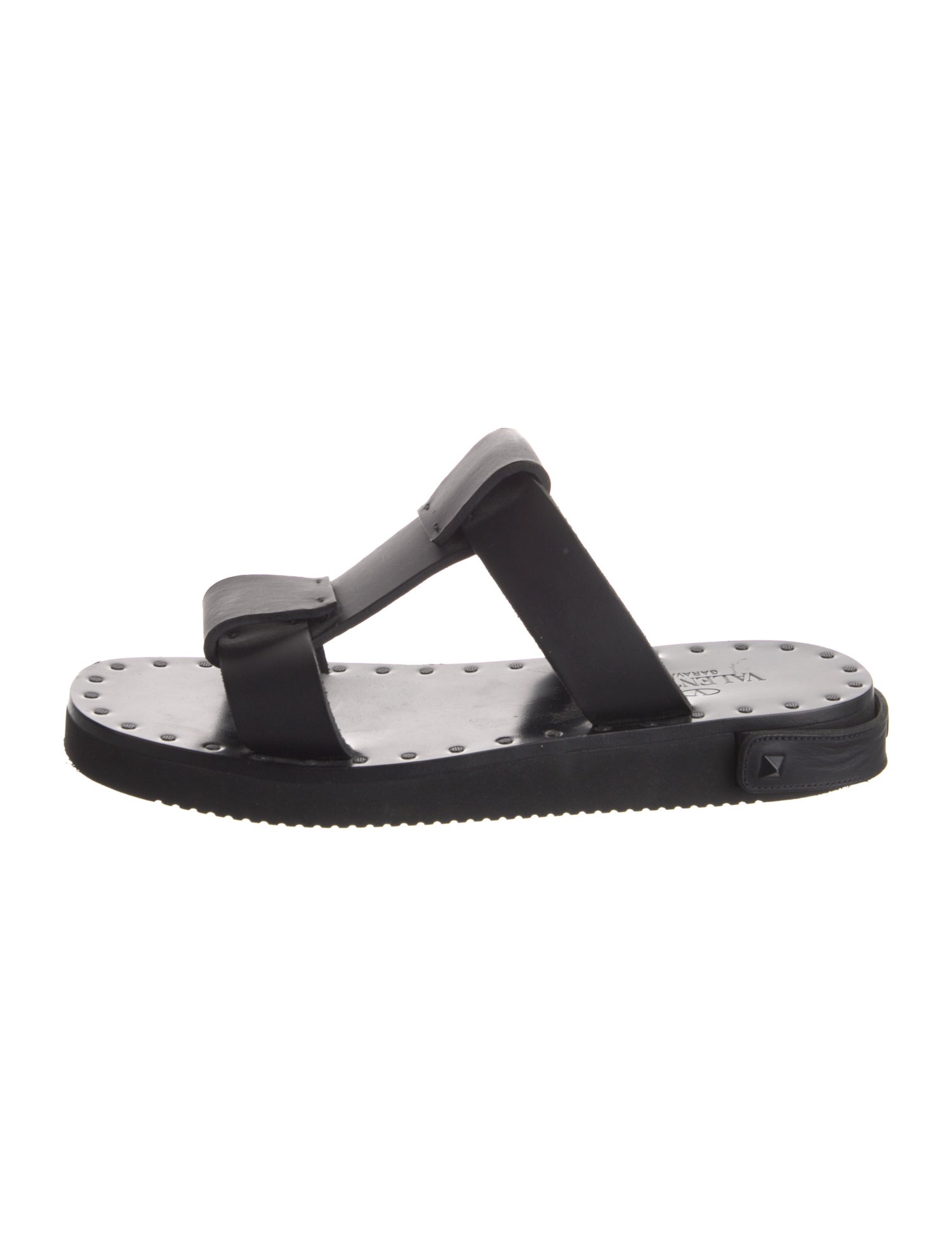 Valentino Leather Slides