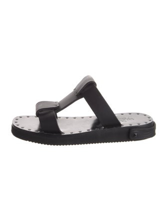 Valentino Leather Slides