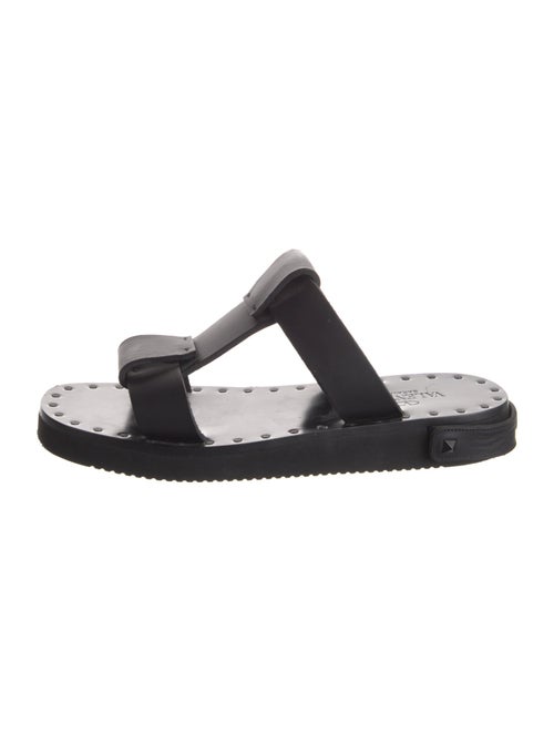 Valentino Leather Slides