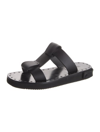 Valentino Leather Slides