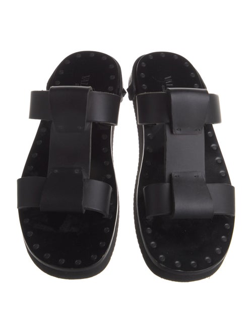 Valentino Leather Slides