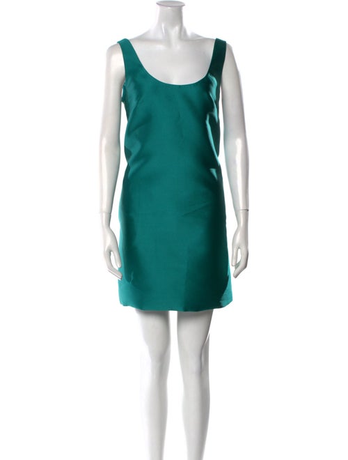 Valentino Scoop Neck Mini Dress