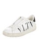 Valentino Rockstud Accents Leather Sneakers