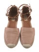 Valentino Rockstud Accents Leather Espadrilles