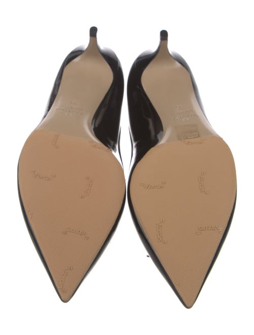 Valentino Patent Leather Bow Accents Pumps
