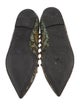 Valentino Rockstud Accents Snakeskin Flats