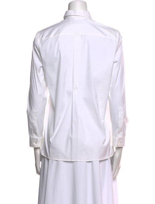 Valentino Three-Quarter Sleeve Button-Up Top