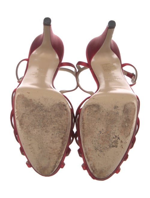 Valentino Satin Slingback Sandals
