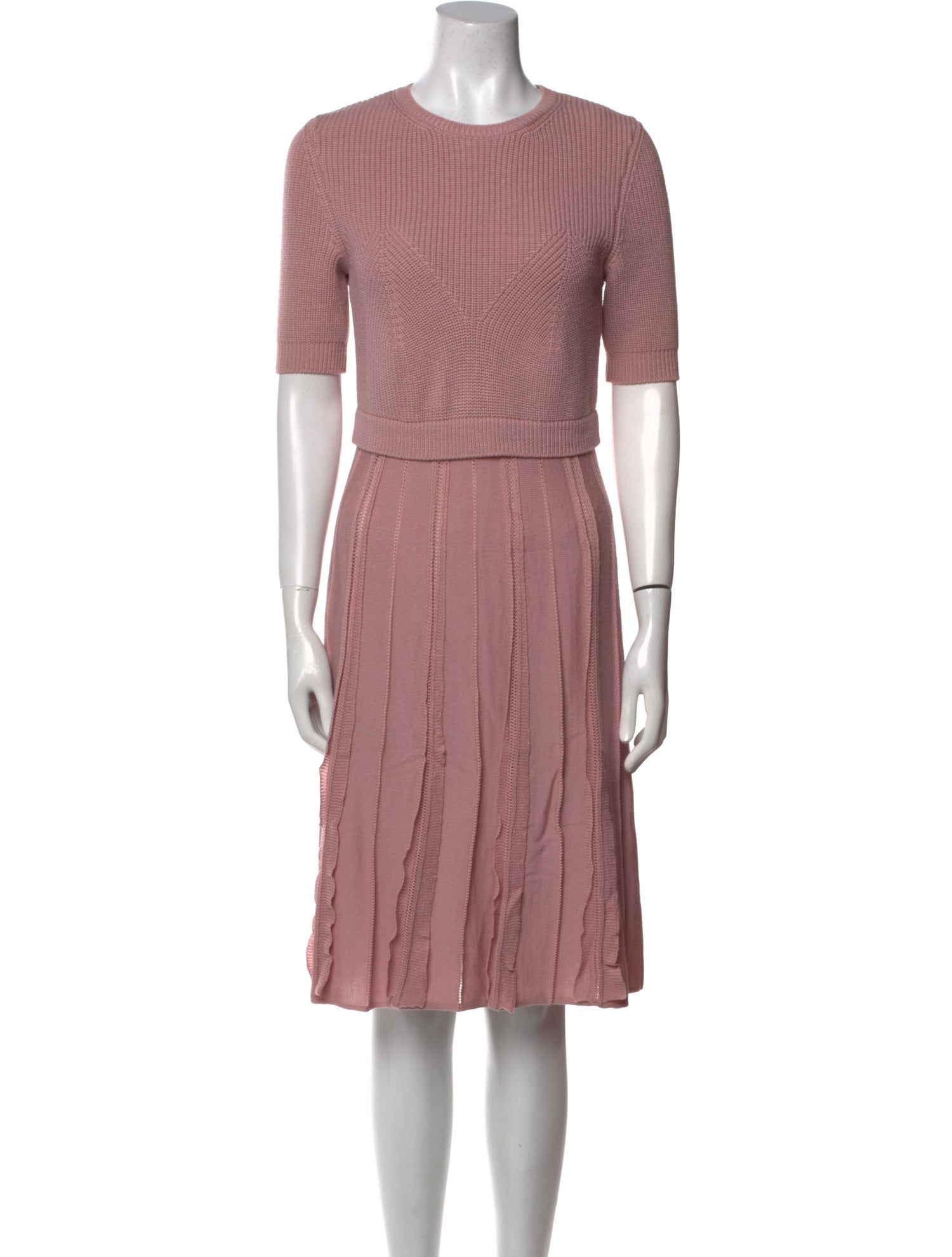 Valentino Virgin Wool Knee-Length Dress