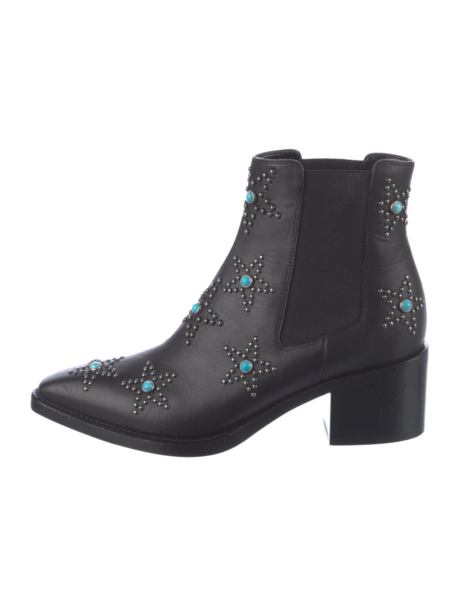 Valentino Leather Chelsea Boots