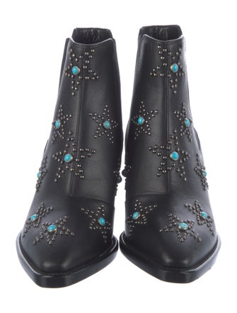 Valentino Leather Chelsea Boots