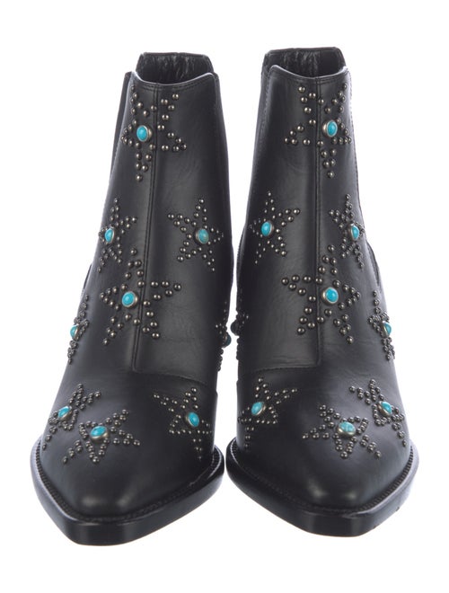 Valentino Leather Chelsea Boots