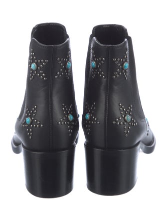 Valentino Leather Chelsea Boots