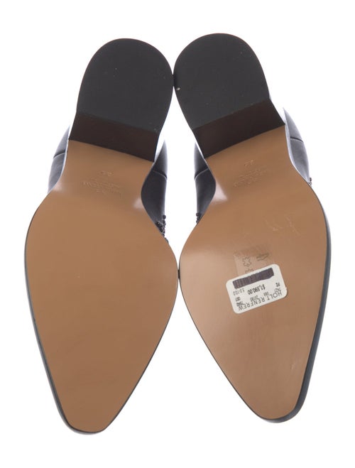 Valentino Leather Chelsea Boots