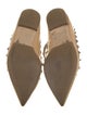 Valentino Rockstud Accents Patent Leather Ballet Flats