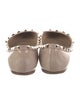 Valentino Rockstud Accents Patent Leather Ballet Flats