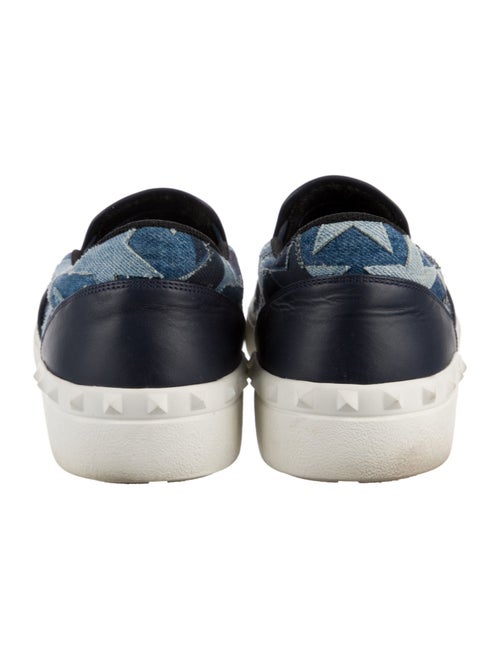 Valentino Denim Patterned Sneakers
