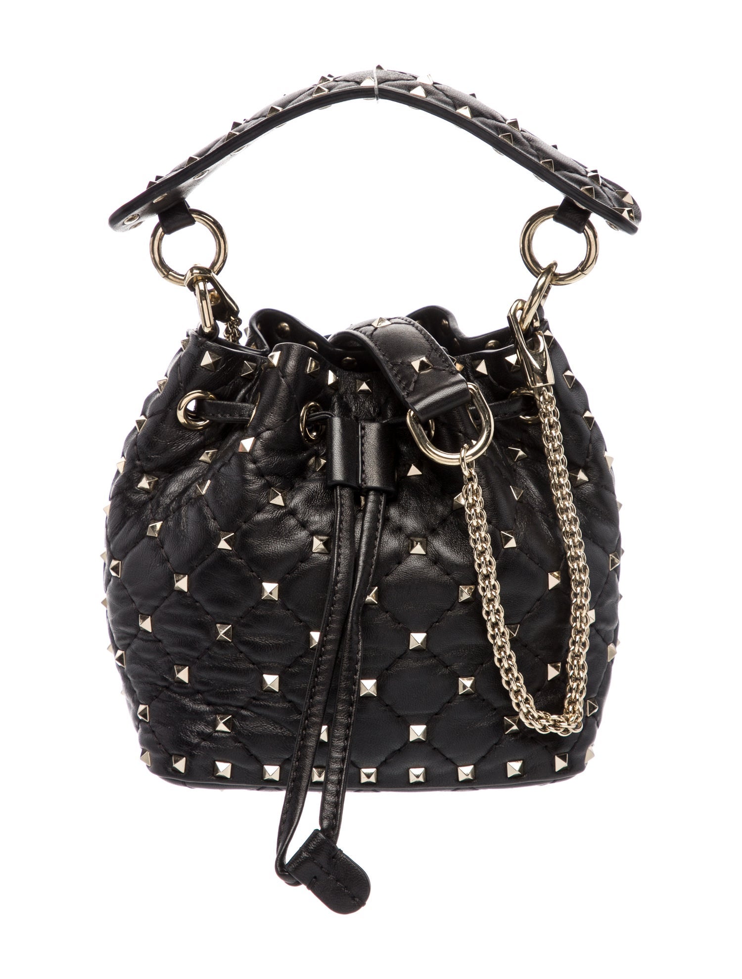 Valentino Leather Bucket Bag