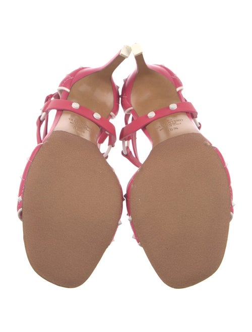 Valentino Quilted Pattern Leather Sandals