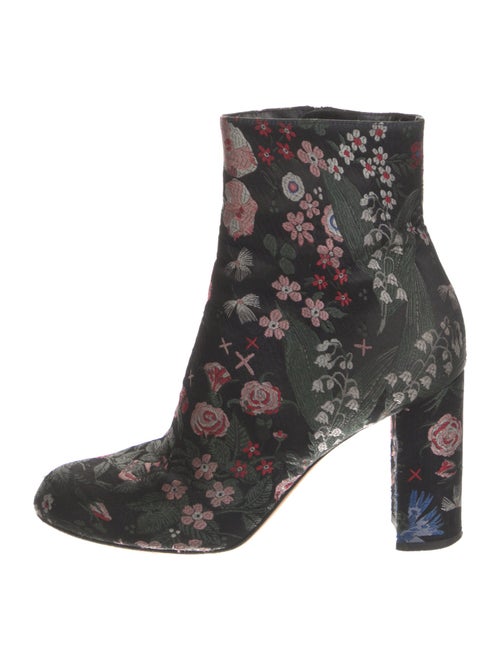 Valentino Floral Print Boots