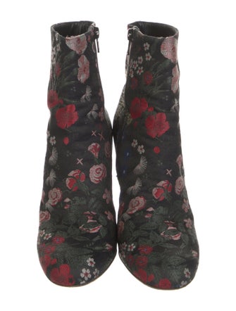 Valentino Floral Print Boots