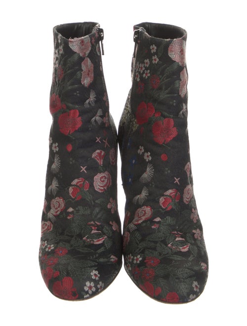 Valentino Floral Print Boots
