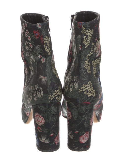 Valentino Floral Print Boots