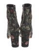 Valentino Floral Print Boots