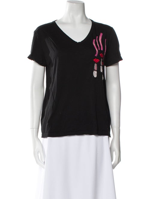 Valentino V-Neck Short Sleeve T-Shirt