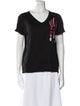 Valentino V-Neck Short Sleeve T-Shirt