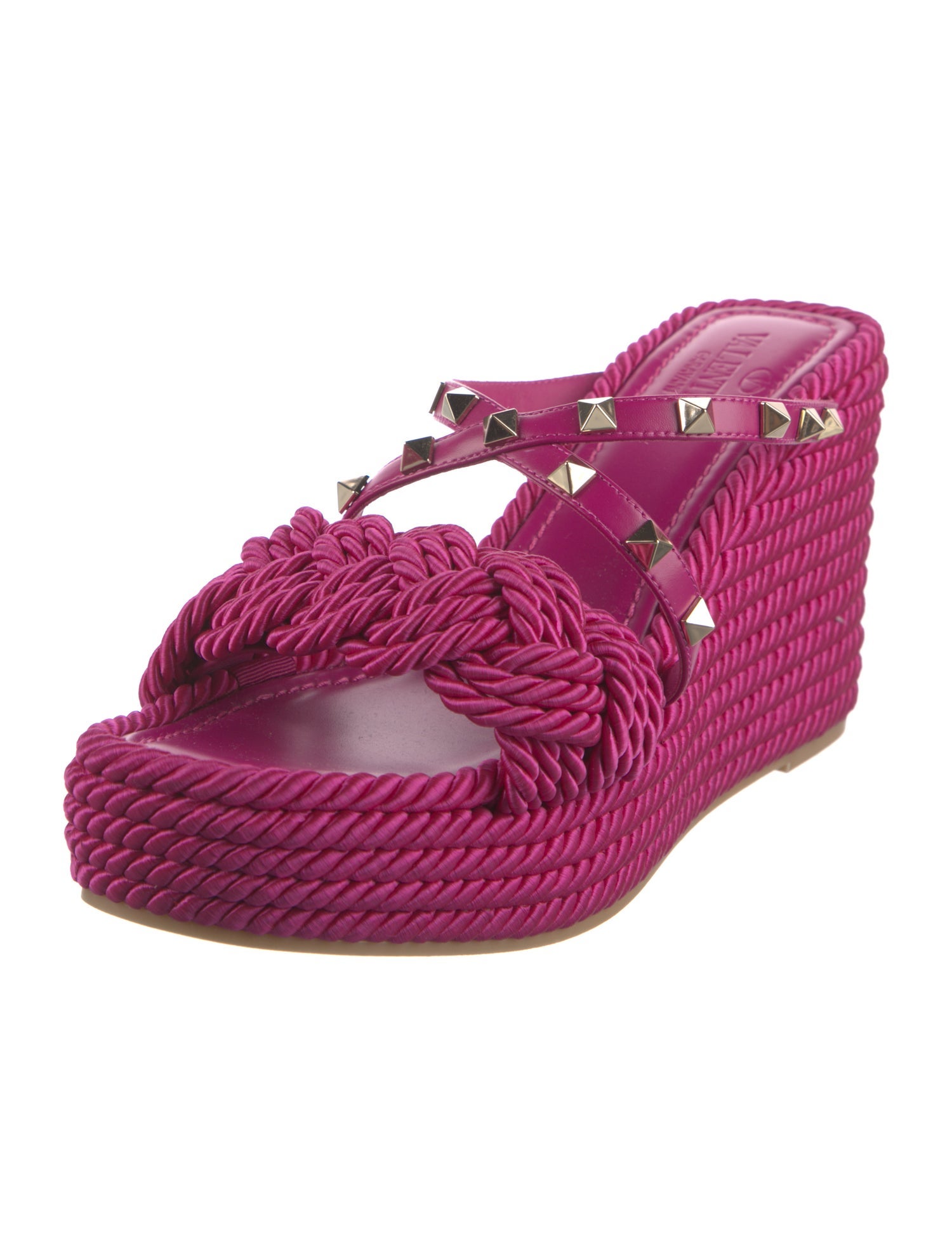 Valentino Rockstud Accents Studded Accents Espadrilles