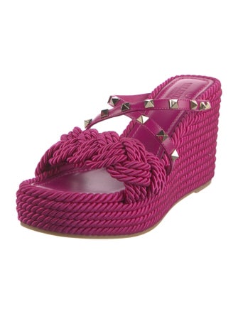 Valentino Rockstud Accents Studded Accents Espadrilles