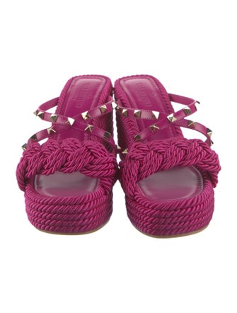 Valentino Rockstud Accents Studded Accents Espadrilles