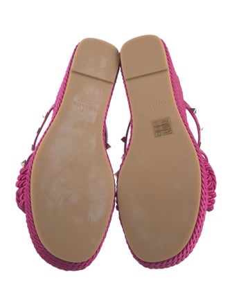 Valentino Rockstud Accents Studded Accents Espadrilles