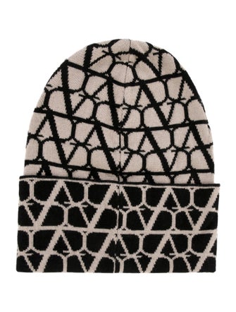 Valentino Valentino Winter V Logo Beanie