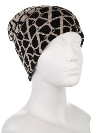 Valentino Valentino Winter V Logo Beanie