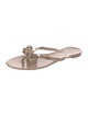 Valentino Rockstud Accents Rubber Slides