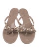 Valentino Rockstud Accents Rubber Slides
