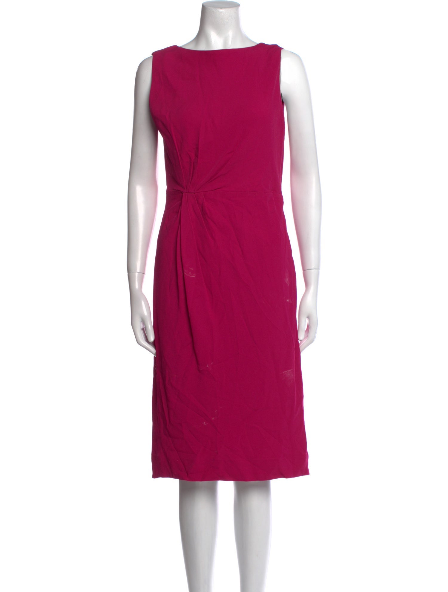 Valentino Bateau Neckline Midi Length Dress