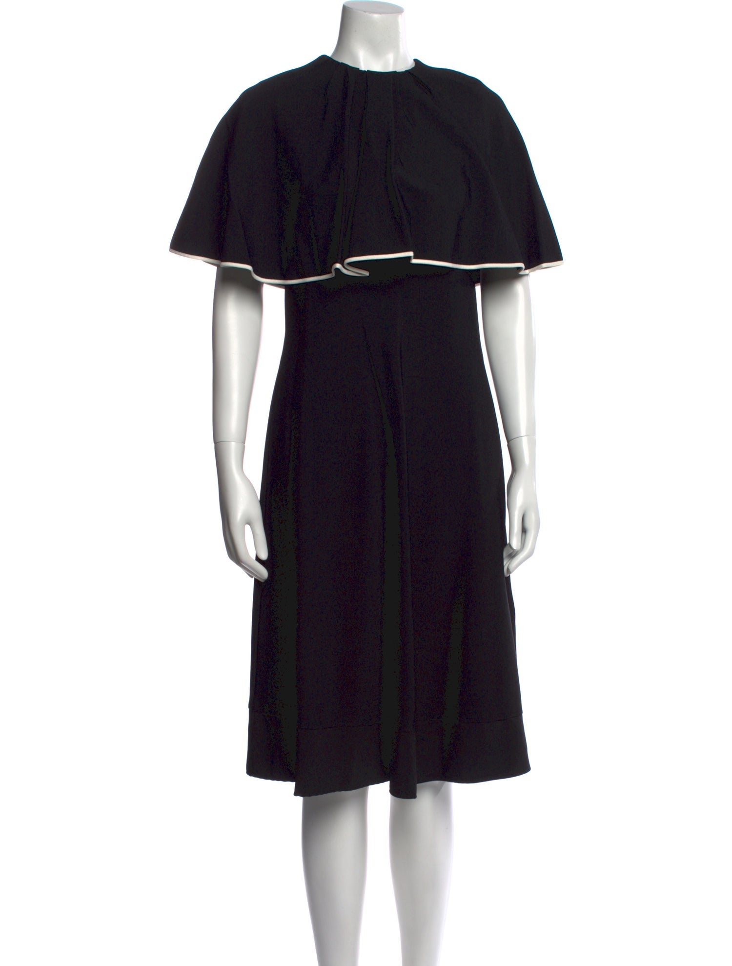 Valentino Crew Neck Knee-Length Dress