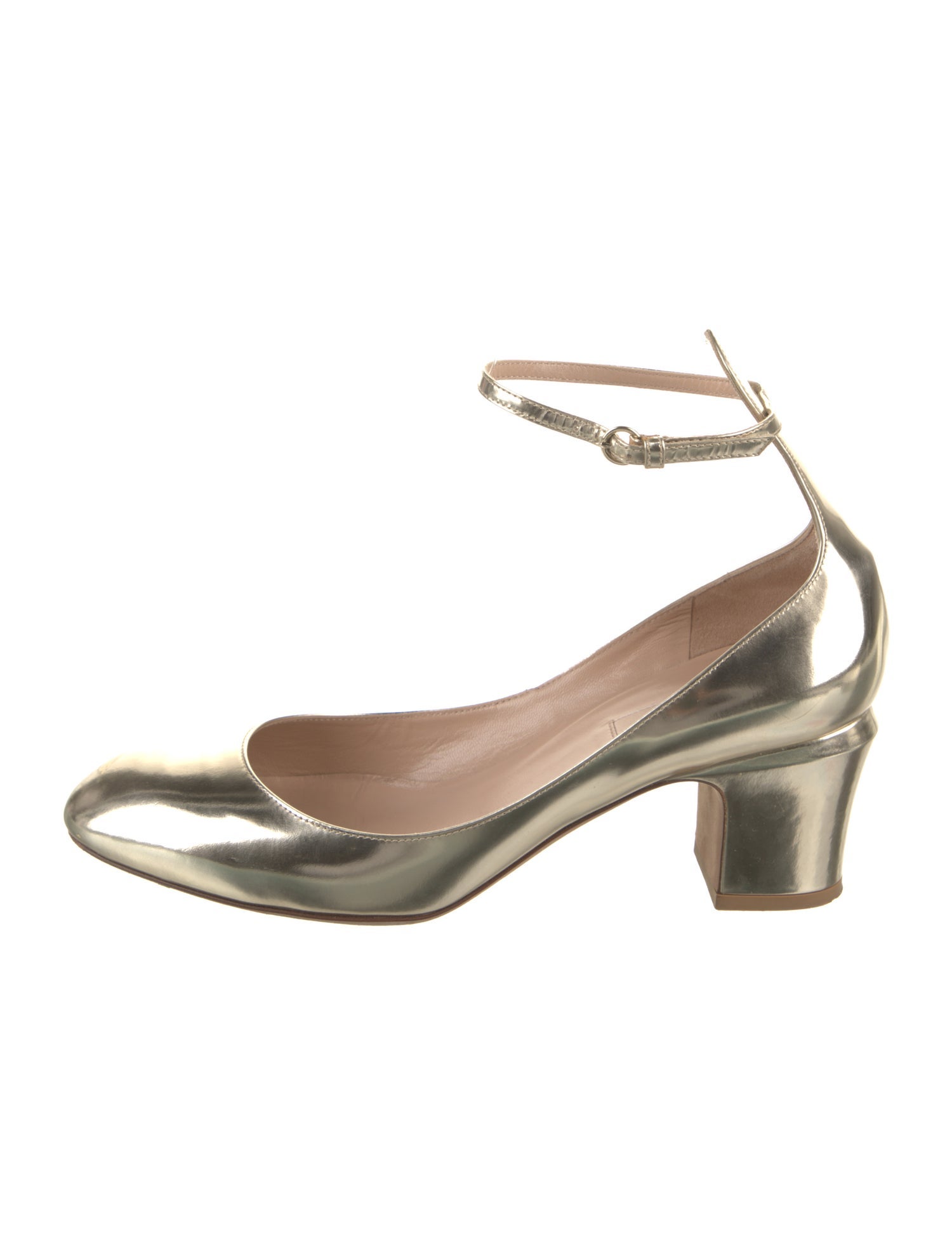 Valentino Leather Leather Trim Embellishment Pumps