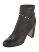 Valentino Rockstud Accents Leather Boots
